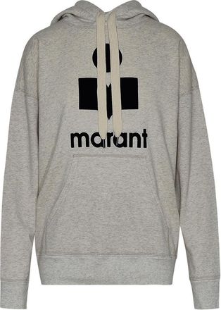 Isabel Marant Gray Cotton Blend Mansel Sweatshirt