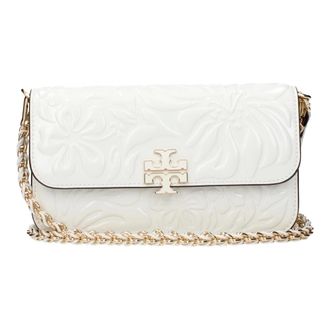 Tory Burch Schoudertas - Dames - Tassen - Wit - Maat: ONE Size Zijde