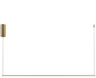 Maytoni Led Design H&auml;ngelampe Halo 120 cm, Messing