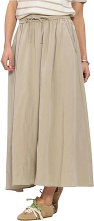 Simple Rokken, Dames, Beige, S, Dames Rokken Skirt
