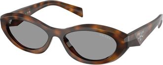 Prada PR 26Zs Zonnebril - Dames - Accessoires - Bruin - Maat: 55 MM Polyamide