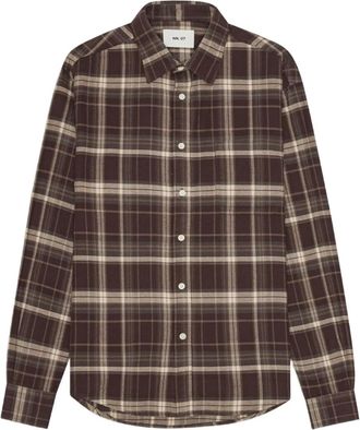 Nn.07 Camicia a quadri - Marrone
