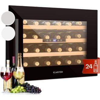 Klarstein Klarstein Vinsider 24 Built-In Uno Onyx Exition Frigorifero per vini da incasso 24 bottiglie 57 L