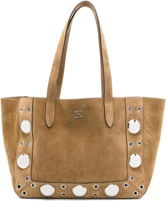 Valentino Garavani Large Nellc&ocirc;te Eyelet-embellished Tote Bag