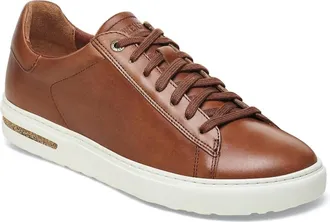 Birkenstock Mens Bend Low Sneaker - Regular In Cognac