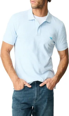 Rodd & Gunn Gunn Piqu&eacute; Sports Fit Cotton Polo in Mist at Nordstrom, Size Xxx-Large