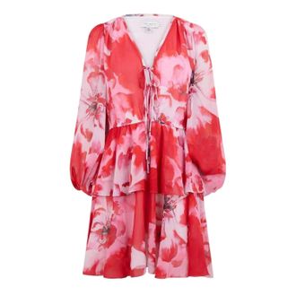 Ted Baker Dames/Dames Leyna Floral Mini Dress (Rood)