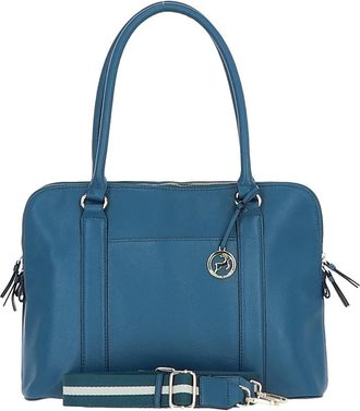 Ashwood Leather Womens Cuore di Cuoio 3 Section Large Handbag - Teal - One Size