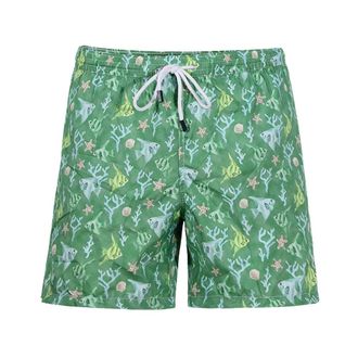 Barba Zwemshorts - Heren - Badkleding - Groen - Maat: 2XL Poliester