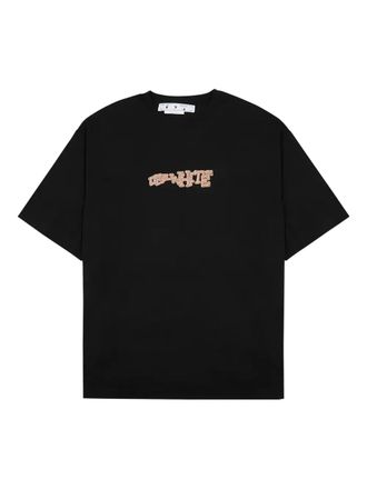 Off-white Carlos Over Skate logo T-shirt - men - Fabric - L - Black