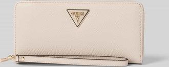 Guess Portemonnaie in Leder-Optik Modell Laurel in Taupe, Gr&ouml;&szlig;e 1