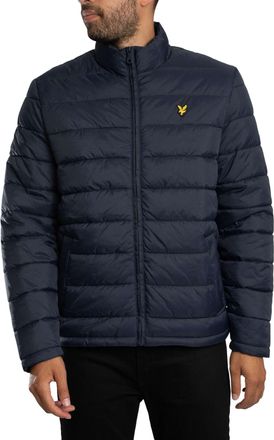 Lyle & Scott Gewatteerde Pufferjas, Blauw