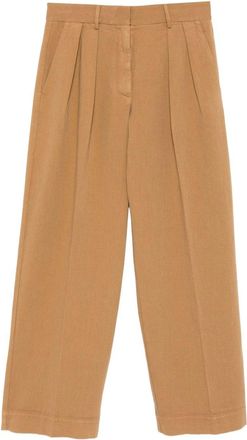 Forte_Forte Fluid Cotton Bull Sartorial Low Waist Pants