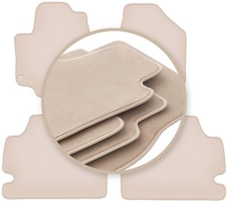 OEM Alfombrillas Premium Beige Para: Chrysler Pacifica Ii H&iacute;brida 2017