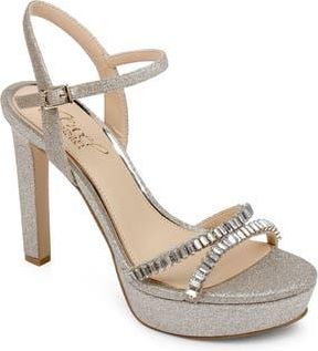 Badgley Mischka Gallant Platform Sandal in Light Gold at Nordstrom Rack, Size 9.5