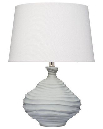 Jamie Young Co. Oasis Ceramic Table Lamp With Linen Shade