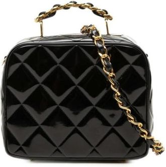 Chanel Pre-owned Vintage Schoudertas - Dames - Vintage Handtas - Zwart - ONE Size - Leer - Vintage
