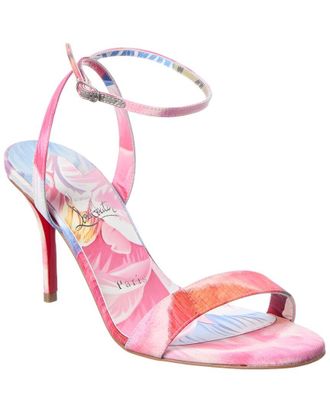 Christian Louboutin Miss Z 80 Canvas Sandal