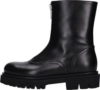 Anna F. Laarzen Zwart - Dames - Enkellaarsjes - Zwart - 40 EU - Schoenen