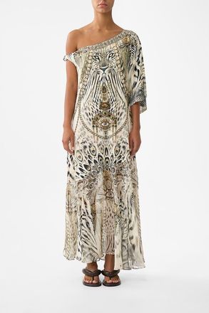 Camilla Twisted One Shoulder Dress in Lady Lionheart at Nordstrom, Size Xx-Large Au