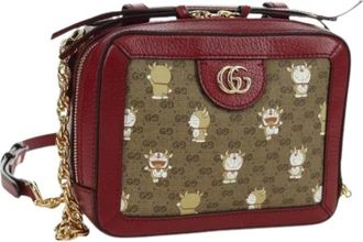 Gucci Pre-owned Cross Body Bags, female, Multicolor, Size: ONE SIZE Pre-owned Vintage Small GG Shoulder Bag