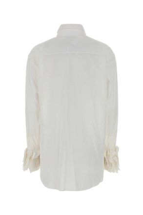 Jil Sander Oversized Cotton Shirt - White