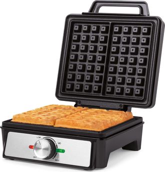 OEM Gofrera - Placas Antiadherentes, Control De Temperatura Ajustable, Mango Que No Se Calienta, 1600 W