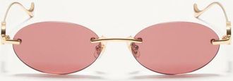 Valentino Geometric Metal Eyewear Wo