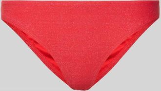 Pieces Bikinihose mit Effektgarn Modell LAOMI in Metallic Rot, Größe XL