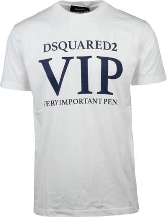 Dsquared2 T-shirts - Heren - T-shirts - Wit - M - Katoen - Tops