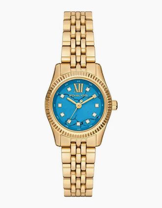 Michael Kors Womens Michael Kors MK4813 Lexington Blue Dial Ladies Watch
