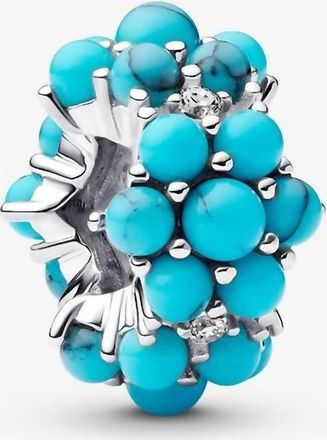 Pandora Womens Turquoise Ocean Charm In Sterling Silver