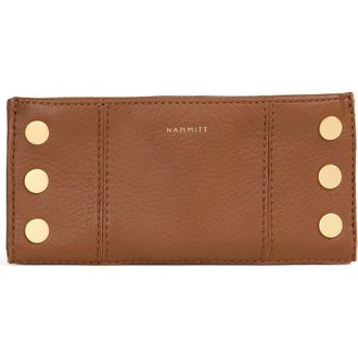 Hammitt 110 North Leather Wallet in Mahogany/Brushed Gold at Nordstrom
