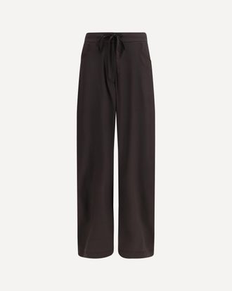 Ella Barrel Leg Pants with drawstring in silk Female 44