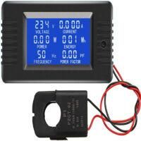 OEM Medidor De Panel De Corriente, Voltaje, Amperaje Y Potencia Con Pantalla Lcd Digital, Amper&iacute;metro, Volt&iacute;metro Y Mult&iacute;metro Con Transformador De Corrie