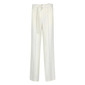 Semicouture Donna, Pantaloni, Bianco, S, new