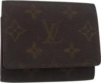 Louis Vuitton Pre-owned Wallets, female, Brown, Size: ONE SIZE Pre-owned Canvas Wallet