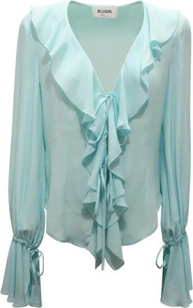 Blumarine Mujer, Blusas y Camisas, Azul, Talla: M