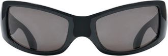 Balenciaga Bb 0461S Zonnebrillen - unisex - Zonnebrillen - Zwart - 66 MM - Nylon - Accessoires