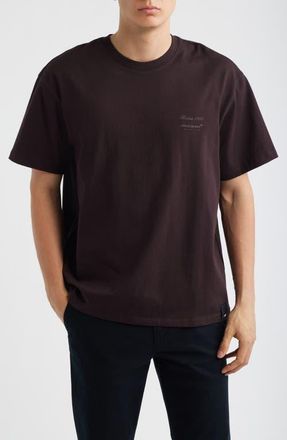 Reiss x McLaren Cotton T-Shirt in Chocolate Brown at Nordstrom, Size Xx-Large
