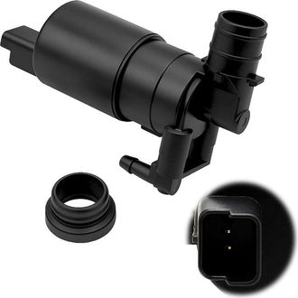 OEM Bomba De Limpiaparabrisas Compatible Con C2 C3 C4, Bomba De Limpiaparabrisas Delantero Y Trasero, Bomba De Agua Para Limpieza De Ventanas 9643447980 9