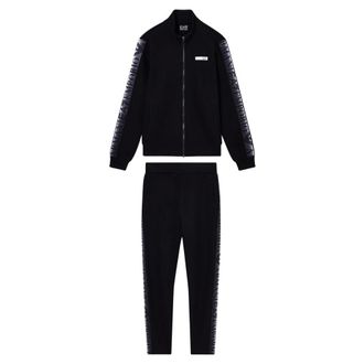Emporio Armani Training Sets, female, Black, Size: XL Tracksuit Trousers