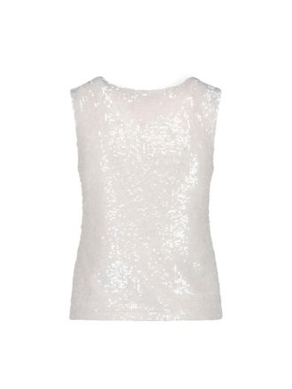 Parosh Womens Top White Polyamide