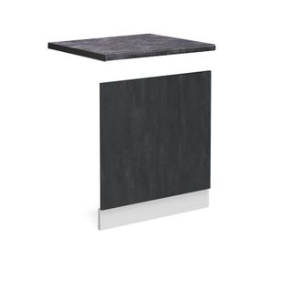Vicco Panel Frontal R-line, Hormig&oacute;n Negro, 60 Cm Et Antracita Vicco