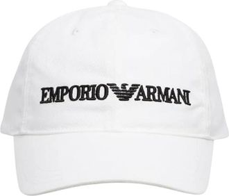Emporio Armani Caps, male, White, Size: ONE SIZE Baseball Cap Classic Style Black