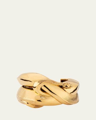 Alexander McQueen Snake Cuff Bracelet