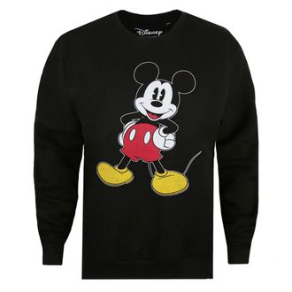 Disney Dames/dames Mickey Mouse Sweatshirt (Zwart)