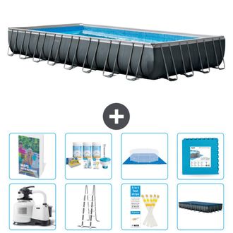 Intex Piscina Ultra Xtr Rectangular - 975x488x132 Cm - 9-piezas S536