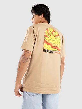 Rip Curl Surf Revival Sunsets Camiseta marr&oacute;n
