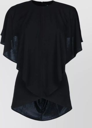 Jacquemus sleeveless asymmetric draped cutout blouse